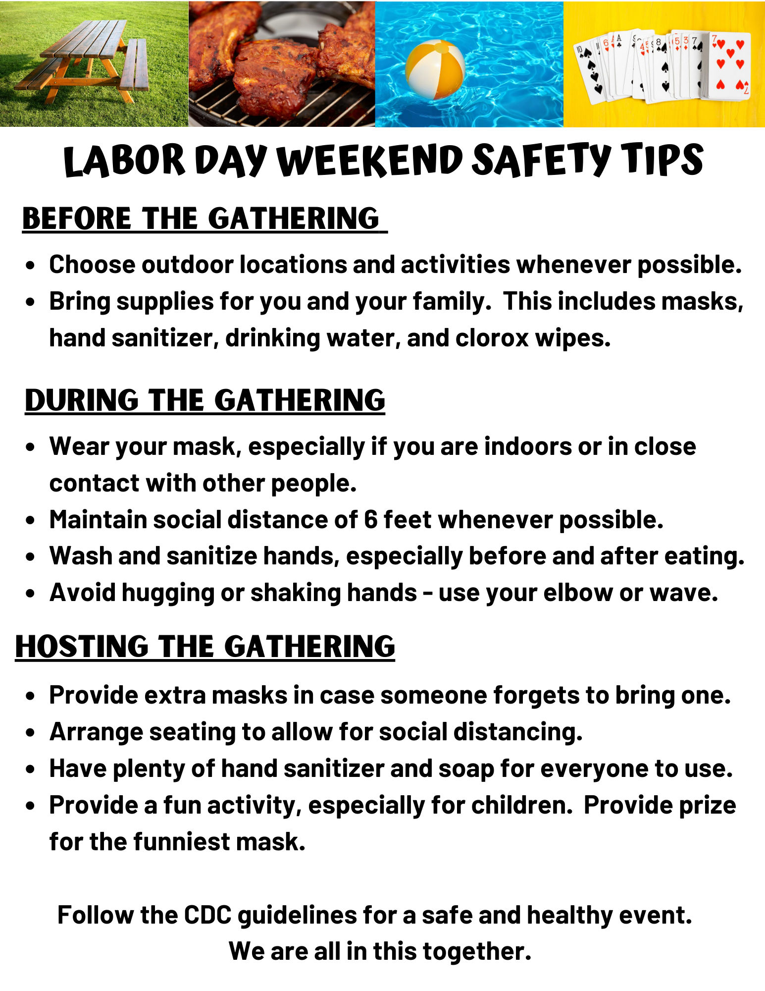 Labor Day Weekend Safety Tips
